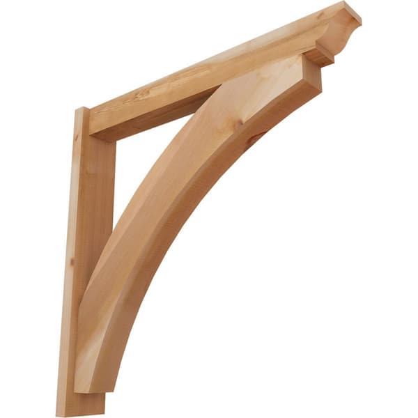 6 in. x 36 in. x 36 in. Thorton Traditional Smooth Western Red Cedar Outlooker