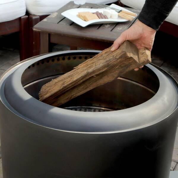 Coleman Cityscapes 20 in. Stainless Steel Outdoor Wood