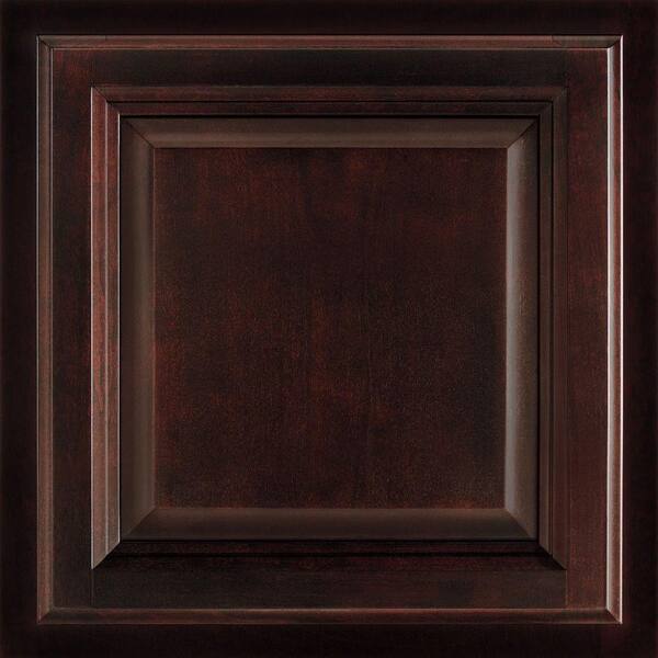 American Woodmark Shorebrook 12 7/8 x 13 in. Cabinet Door Sample in Java