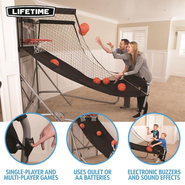 Lifetime Double Shot Basketball Arcade System 90648 - The Home Depot