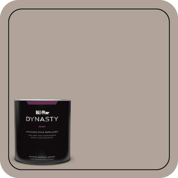 BEHR DYNASTY 1 qt. #MQ2-56 Abbey Stone One-Coat Hide Eggshell Enamel Interior Stain-Blocking Paint and Primer