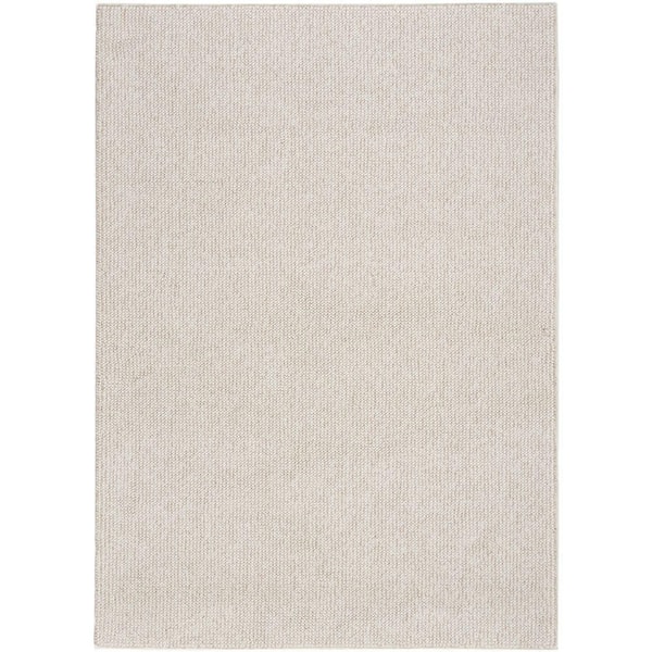 Natural Texture Ivory Beige 5 ft. x 7 ft. All-Over Design Contemporary Area Rug