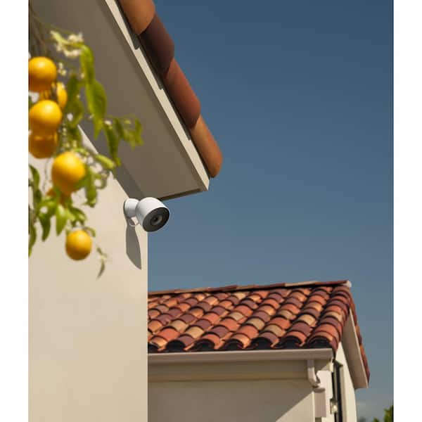 Google Nest Outdoor Smart Security Camera (Wired, 2nd Gen) 2-Pack