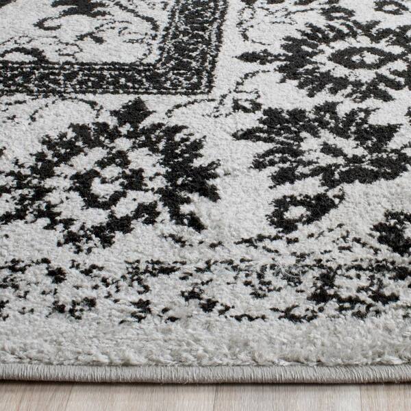 Style Selections 2 x 6 Mushroom Indoor Border Rustic Machine Washable  Runner Rug in the Rugs department at