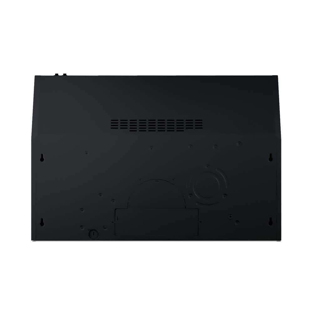 Black Stainless Steel Convertible Under Cabinet Range Hood