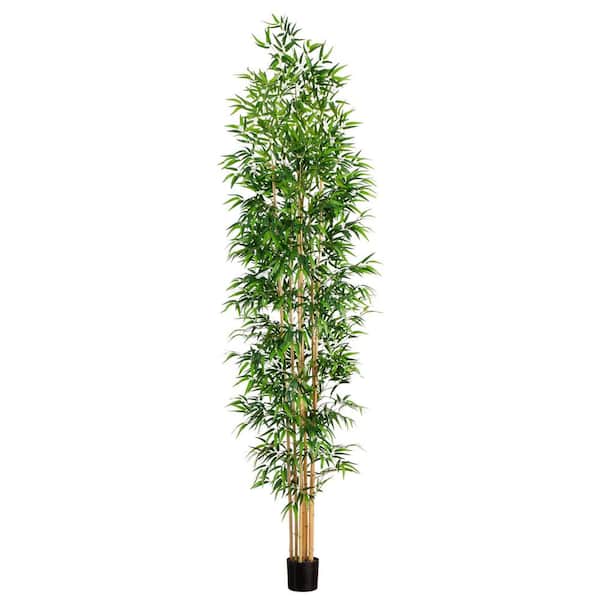 Nearly Natural 11 ft. Artificial Bamboo Tree with Real Bamboo Trunks