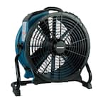 3600 CFM Professional 18 in. Variable Speed Sealed Motor Axial Fan with Timer and Daisy Chain