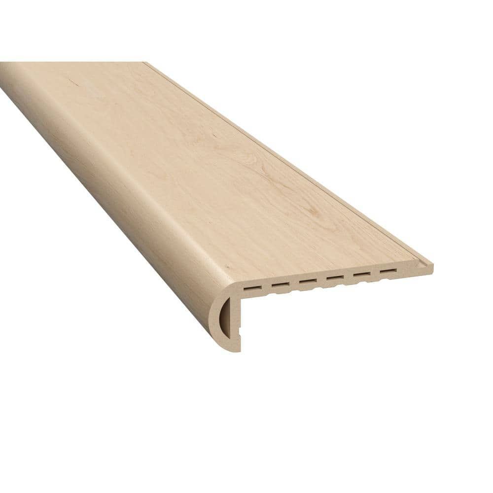 NewAge Products White Oak 5 mm T x 2.56 in. W x 46 in. L Tongue Stair ...