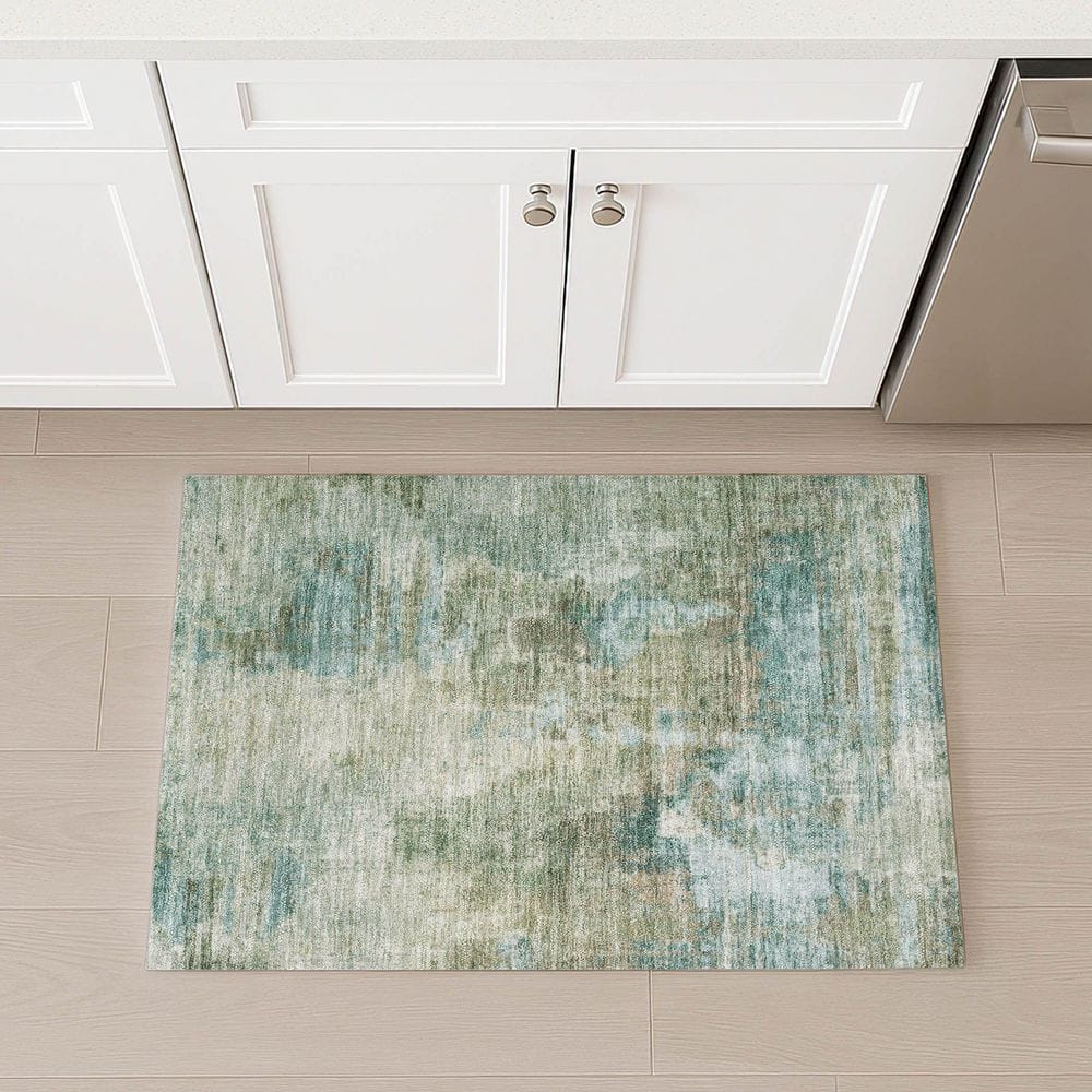 Chantille Machine Washable Indoor/Outdoor Abstract ACN2300 Sage 2 ft. x 3 ft. Accent Rug price history on PriceWatchPro
