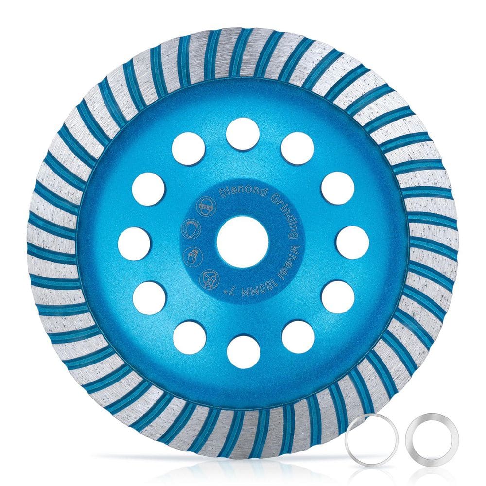 Diamond Concrete Grinding Cup Wheels 180mm 7 in. Turbo Row Segment, Fits 7/8 in. Arbor, for Shaping Polishing Cleaning price history on PriceWatchPro