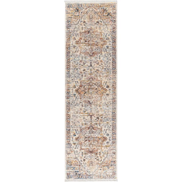 Livabliss Anka Light Grey 3 ft. x 9 ft. Indoor Area Rug
