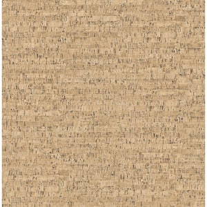 Burl Neutral Small Faux Cork Strippable Roll (Covers 56.4 sq. ft.)