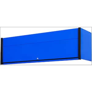 DX Series 72 in. 0-Drawer Extreme Power Workstation Hutch in Blue with Black Handle