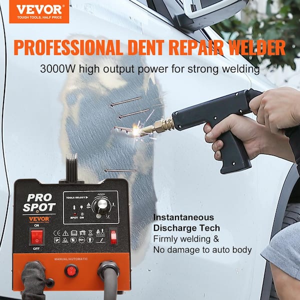 Stud Welder Dent Puller Repair Kit 3000-Watt Auto Body Spot Welder with 6 Welding Modes for Car Truck Motorcycle Repair