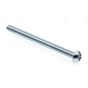 #10-24 x 2-1/2 in. Zinc Plated Steel Phillips/Slotted Combination Drive Round Head Machine Screws (100-Pack)