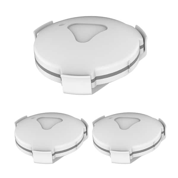 Feit Electric Battery-Powered Smart Home Wi-Fi Connected Wireless Water Sensor, No Hub Required (3-Pack)