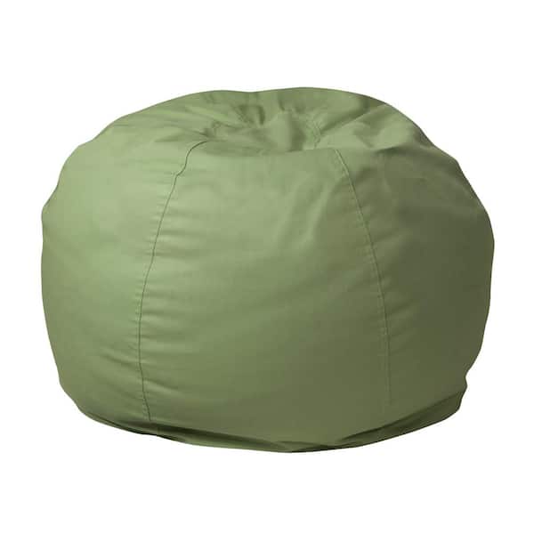 Flash Furniture Small Solid Green Kids Bean Bag Chair