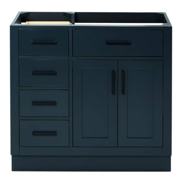 Hepburn 36 in. W x 21.5 in. D x 34.5 in. H Bath Vanity Cabinet without Top in Midnight Blue