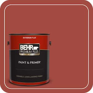 1 gal. #170D-7 Farmhouse Red Flat Exterior Paint & Primer