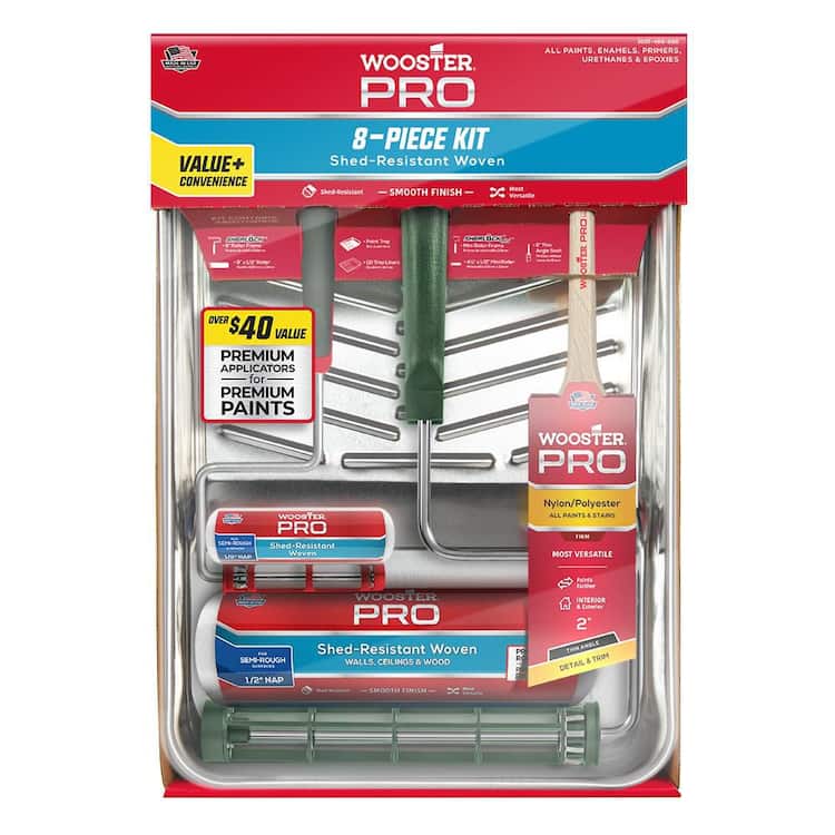 Wooster 8-Piece Pro Roller Tray Set