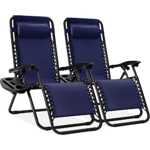 Best Choice Products Burgundy Metal Zero Gravity Reclining Lawn
