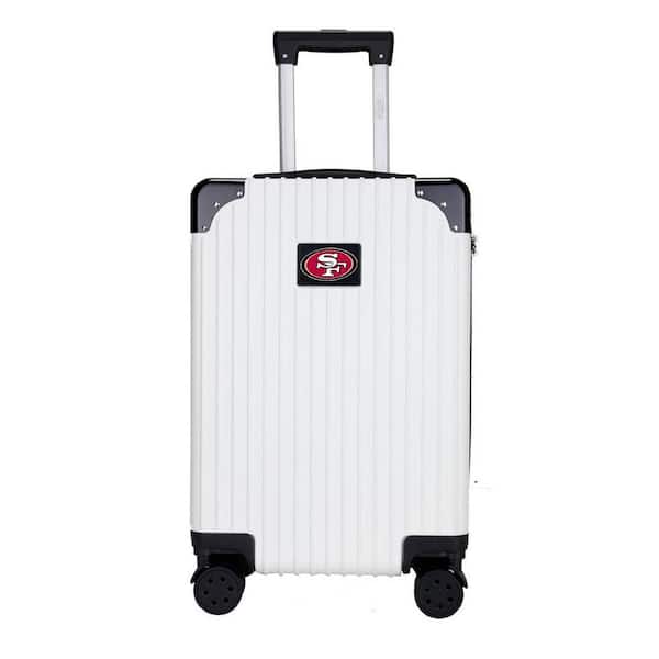 San Francisco 49ers premium 2-Toned 21" Carry-On Hardcase in White