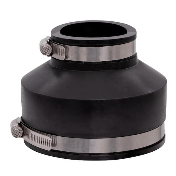4 in. x 2 in. DWV Flexible PVC Coupling