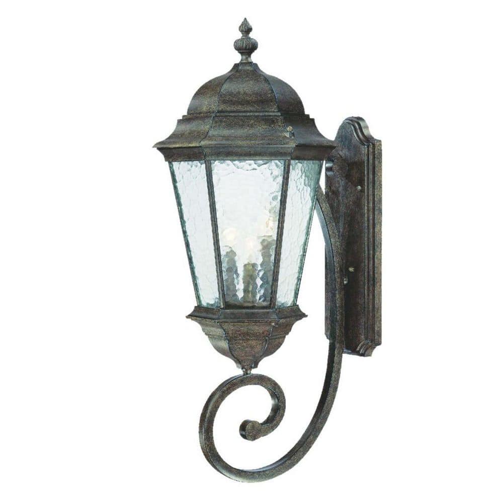 30.75 in. Black Outdoor Hardwired Sconce with No Bulbs Included price history on PriceWatchPro