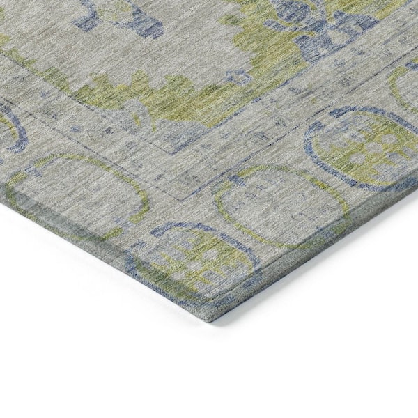 Chantille Machine Washable Indoor/Outdoor Abstract ACN1760 Aloe 3 ft. x 4 ft. Area Rug
