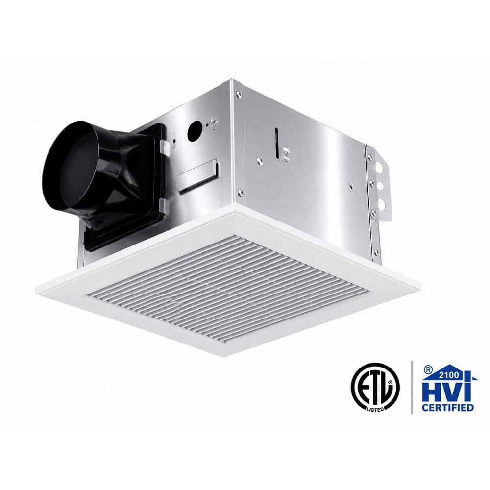 100 CFM Ceiling Bathroom Exhaust Fan with Humidity Sensing, Under 0.8 Sones, Fits 9.45 in. Ceiling Opening, 4 in. Duct price history on PriceWatchPro