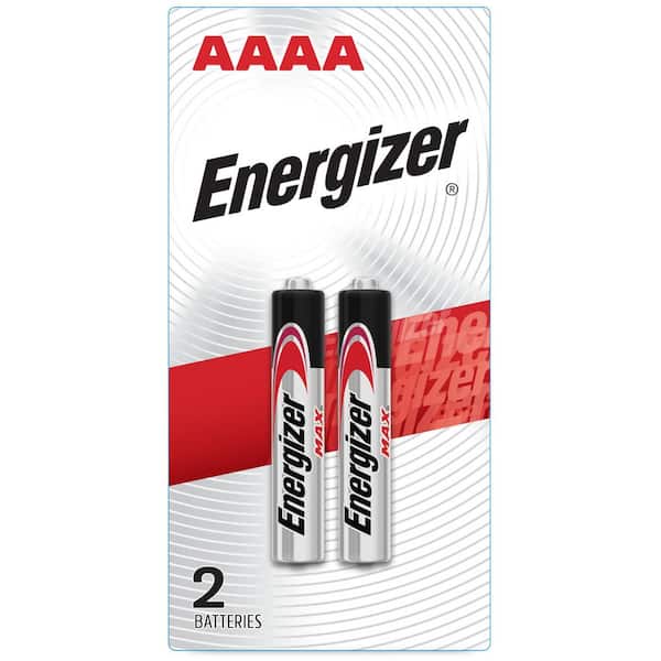 Energizer AAAA Batteries (2-Pack), 1.5V Miniature Alkaline Quadruple A Batteries