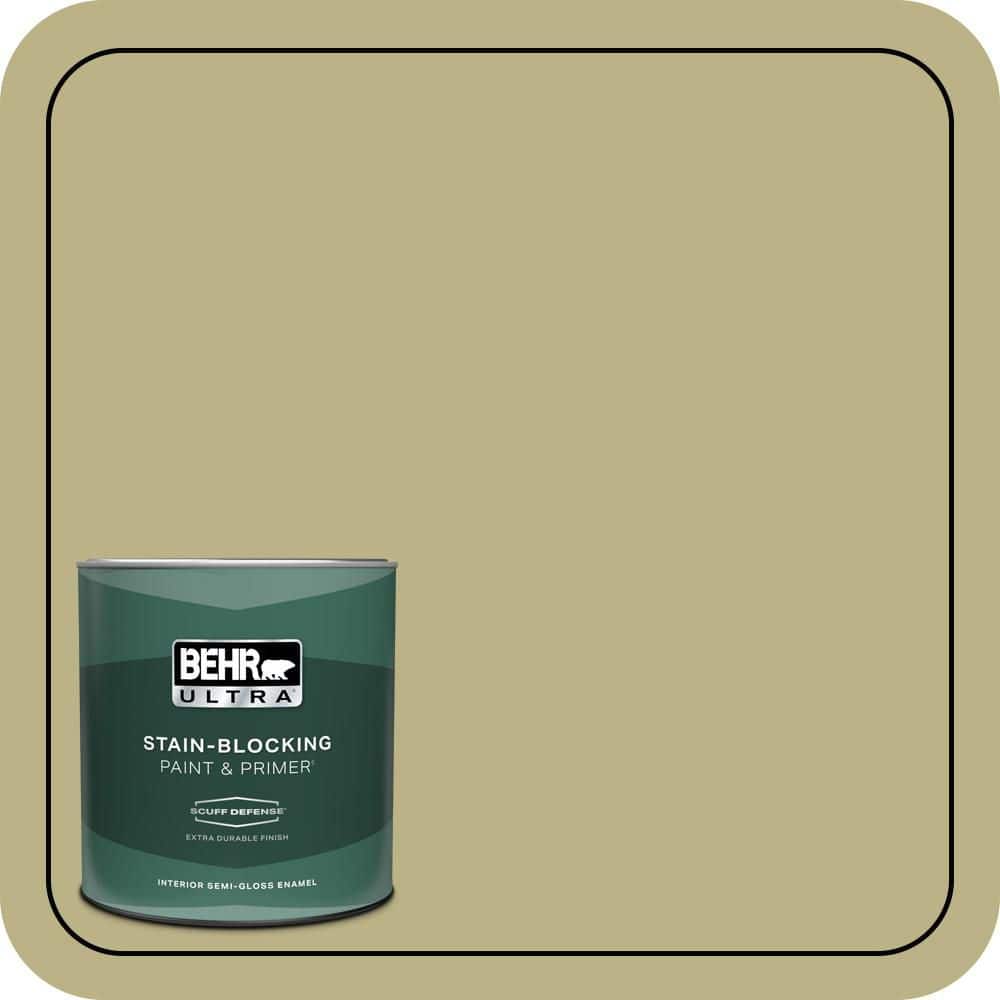 1 qt. #390F-5 Ryegrass Extra Durable Semi-Gloss Enamel Interior Paint & Primer price history on PriceWatchPro