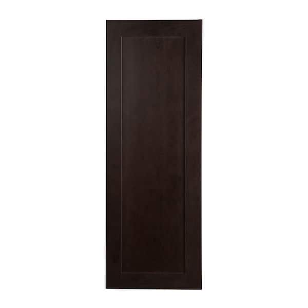Hampton Bay Edson Shaker Assembled 15x42x12.5 in. Wall Cabinet in Dusk