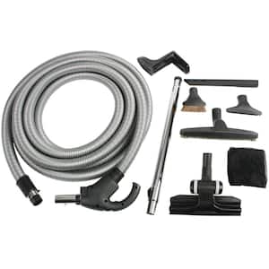 Low Voltage Central Vacuum Attachment Kit with Switch Control 50 ft. Hose