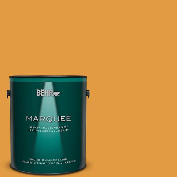 BEHR MARQUEE 1 gal. #T18-05 Life Is Good Semi-Gloss Enamel Interior Paint & Primer