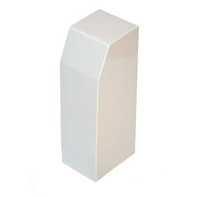 30/07 Original Series Right End/Wall Cap - Hot Water Hydronic Baseboard Cover (Not for Electric Baseboard)