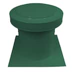 12 in. Dia Aluminum Static Keepa Vent in Green