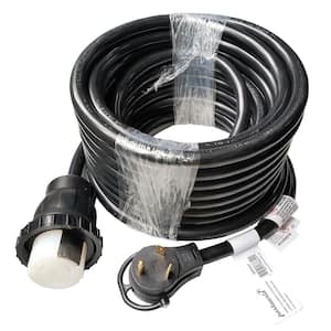 50 ft. 10/3 STW RV 30 Amp to Marine 50 Amp NEMA TT-30P to SS2-50R Adapter Extension Cord