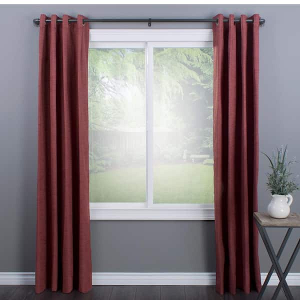 36 in Details about   Industrial Wrap Around Single Curtain Telescoping Rod Steel Black 18 in 