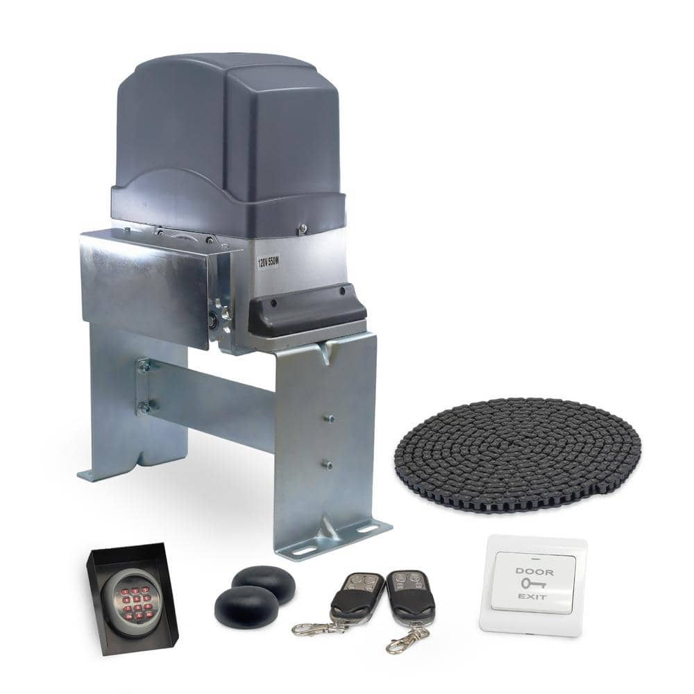 ALEKO AC2700 Heavy-Duty Sliding Gate Opener Kit with Remote Control