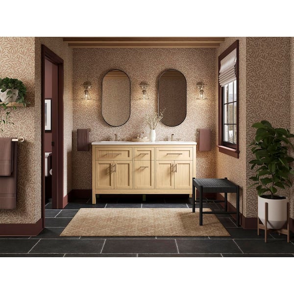 KOHLER Essential 18 in. W x 36 in. H Oval Framed Wall Mount Bathroom Vanity Mirror in Polished Chrome