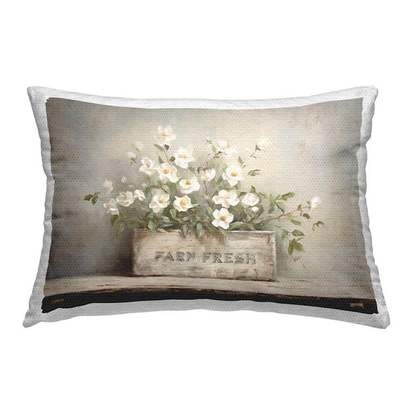 Stupell Industries Rustic Country Planter Outdoor Printed Throw Pillow by Ramona Murdock