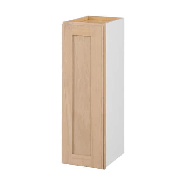 Hampton Bay 9 in. W x 12 in. D x 30 in. H Ready to Assemble Wall Kitchen Cabinet in Unfinished with CLICKREADY Technology