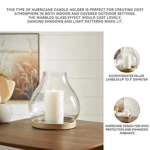 Signature DESIGN BY ASHLEY Adalisen Clear Glass Hurricane Candle