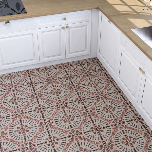 24 in. x 120 in. Peel and Stick Vinyl Self-Adhesive Tile Sticker Decals Roll for Bathroom, Kitchen(1-Roll / 20 sq. ft. )