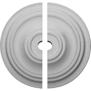 31-1/2 in. x 3-1/2 in. x 2-1/2 in. Traditional Urethane Ceiling Medallion, 2-Piece (Fits Canopies up to 8-1/4 in.)