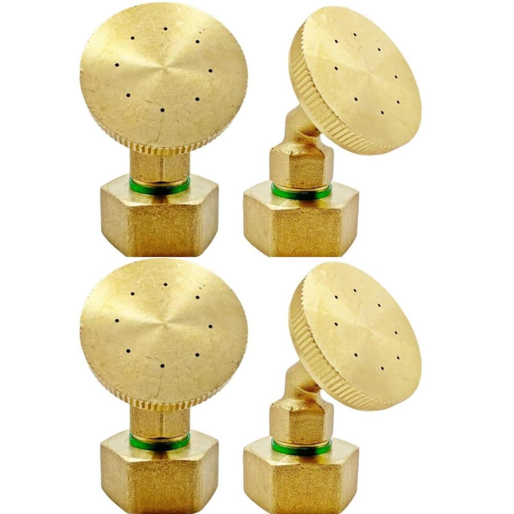 Sprayer with Adjustable Misting Nozzle for Garden Hose, Powerful Jet to Fine Mist, 8-Hole, 4 Pack price history on PriceWatchPro