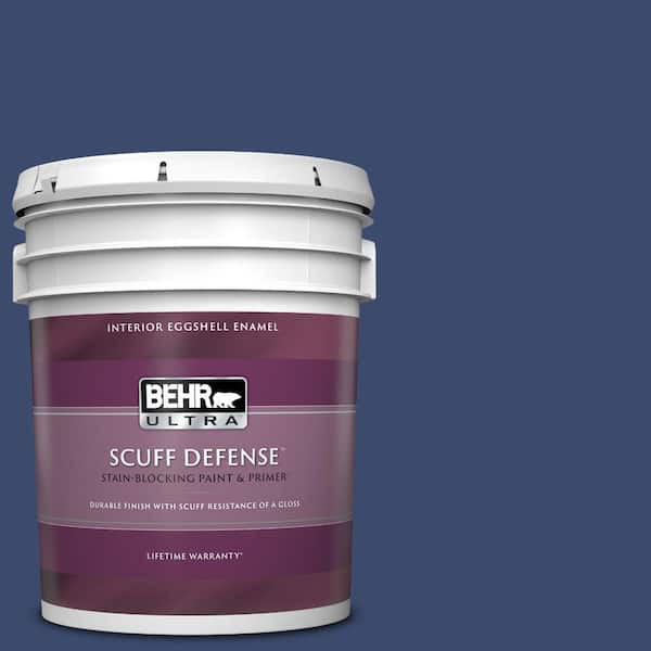 BEHR ULTRA 5 gal. #S-H-610 Mountain Blueberry Extra Durable Eggshell Enamel Interior Paint & Primer