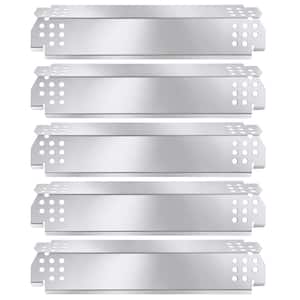 Silver Stainless Steel Grill Replacement Heat Plates (5-Pack)
