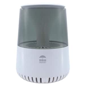 12.9 in. White Air Purifier Air Cleaner for Home HEPA Filter Bluetooth Speaker Air Purifier